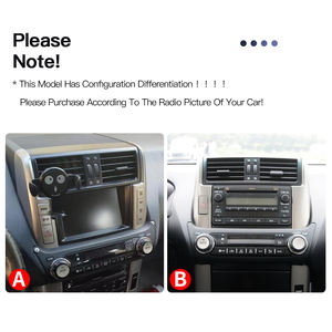 Lecteur multimédia vidéo Android 13 STWEI Tesla pour Toyota Land Cruiser Prado 150 2010-2017 Lc150 autoradio GPS stéréo - Product Image 2