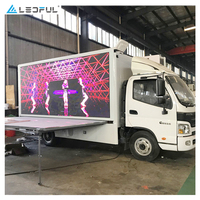 Panneau de remorque LED P6.67 étanche pour l'extérieur, Programmable pour camion, média numérique, écran LED pour véhicules