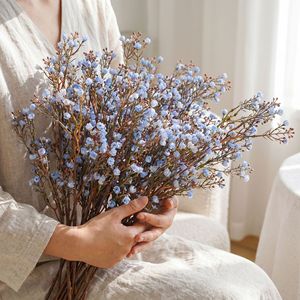 <b>Artificial</b> Baby's Breath Flowers Single Stem Blue White Pink Orange PVC Wedding Decor Home Ornament <b>Bouquet</b> Arrangement - Product Image 1