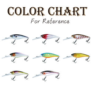 เหยื่อตกปลาแบบ Shad ขนาด 60 มม. น้ำหนัก 6 กรัม และ 70 มม. น้ำหนัก 10 กรัม แบบดำน้ำลึก 2-4 เมตร จมช้า พร้อมแม่เหล็กถ่วงน้ำหนัก - Product Image 4