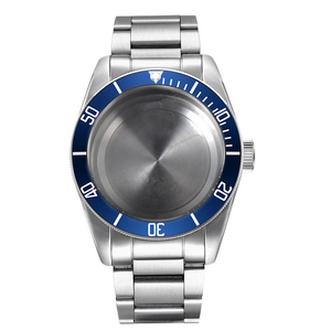 Piezas de Reloj, Caja de Reloj de 41 mm, Bisel de Aluminio, Correa de Acero Inoxidable, Compatible con ETA 2836/2824, Miyota <span class=keywords><strong>Serie</strong></span> 82, Movimiento NH35 - Product Image 4