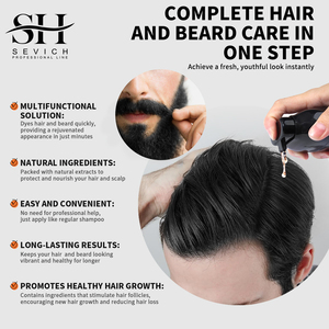 Private Label rosmarino nero tinture per <span class=keywords><strong>capelli</strong></span> Shampoo copertura <span class=keywords><strong>capelli</strong></span> <span class=keywords><strong>bianchi</strong></span> a colore nero trattamento Shampoo - Product Image 5