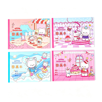 Carnet de dessin A4 vierge motif ours de dessin animé mignon 210*290mm 20 feuilles 80gsm Bloc de croquis et de gribouillage pour enfants Papier d'art Papeterie Vente en gros DEPAI