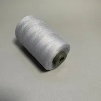 Fil à coudre teint en polyester 100% haute ténacité, faible rétrécissement, résistant aux hautes températures, Ne 50/2, pour point de croix et broderie