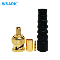WSARK 12G-SDI BNC avec RG59, connecteurs entièrement plaqués or et gaine de protection pour câble coaxial RG59