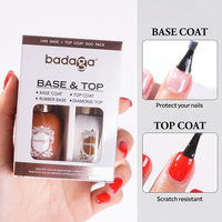 Kit de gel UV pour ongles Badaga Suppliers avec échantillons gratuits, temps de séchage LED de 30 secondes, base et top coat style japonais