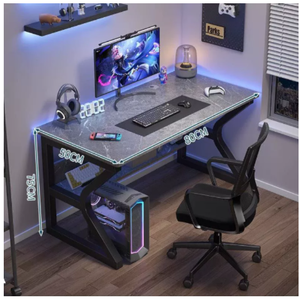 गेमिंग ऑफिस डेस्क गेमिंग टेबल डेस्क आधुनिक गेमिंग डेस्क एडजस्टेबल गेमिंग डेस्क और चेयर गेमिंग डेस्क - Product Image 2