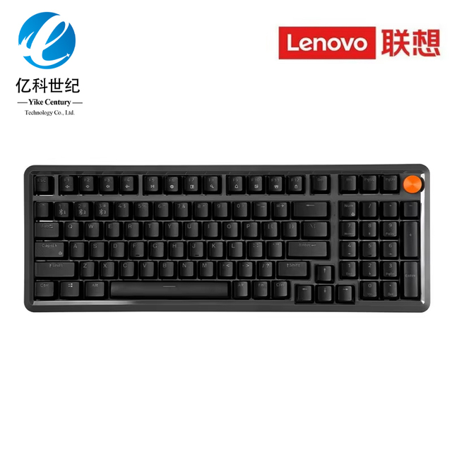 Original Lenovo MK9 98 Key Gasket Structure Wired Mechanical Red Axis Keyboard Esports Game Office Keyboard for Laptop & Desktop