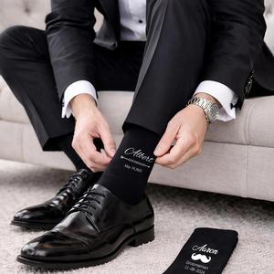 Personalized <b>Wedding</b> <b>Socks</b>, Groomsmen Gifts, Custom Dress <b>Socks</b> <b>for</b> Men, Best Man Proposal Gift, <b>Wedding</b> Favous - Product Image 2