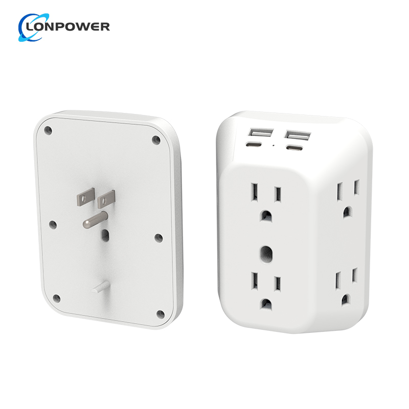 Portable 3 Side Power Strip 6