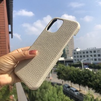 Uslion — coque en cuir véritable brossé pour iPhone, pour iPhone 13 Pro