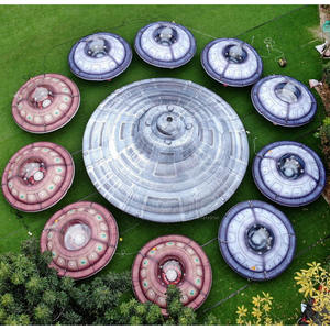 Su misura luce LED gonfiabile alieno astronave gonfiabile modello <span class=keywords><strong>UFO</strong></span> per la decorazione del partito a tema - Product Image 6