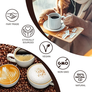 OEM/ODM etiquetas privadas de polvo de café orgánico de setas para adultos soporte de salud mejorar la memoria y dormir 250g botella - Product Image 6