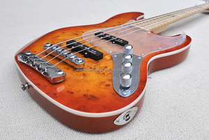 Flyoung <span class=keywords><strong>4</strong></span> Dây Đàn Guitar Bass Điện Nhà Máy Sản Xuất Đàn Ghi Ta Gỗ Phong Burl Chất Lượng Cao - Product Image 3