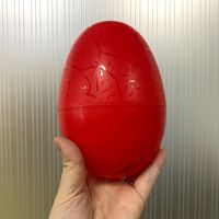 Capsules de machine distributrice géantes en plastique texturé en forme d'œuf de dinosaure, jouets surprise fantaisie pour cadeaux de fête d'enfants, vente en gros