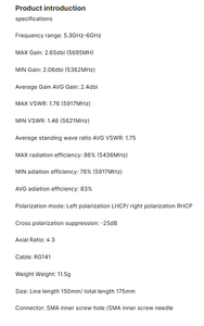 Antenna di Trasmissione Immagini Personalizzabile Iflight Albatross V2 4.9g 150mm SMA per Droni FPV - Product Image 6