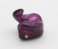 1DD 6BA CIEM Custom In-Ear Monitor Hybrid Driver Cangkang Resin Kustom
