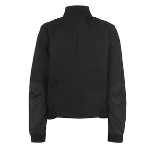 Chaqueta Bomber Vintage para Mujer, Chaqueta de Cuero Genuino, Forro de Lana, Relleno de Algodón, Bordado, Botón, Chaqueta de Cuero para Mujer - Product Image 2