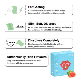 Bandes buccales biotiques OEM/ODM : Lisse la texture de la peau, fortifie les cheveux, absorption rapide, produits de beauté à la biotine, échantillon gratuit pour adultes - Product Image 3