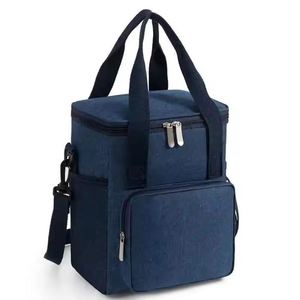 Lunch Bag for Office Worker Outdoor Picnic Cooler Handbags for Students Beer Fruit Food Ice Bags - Product Image 3