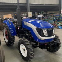 Trattore Compatto 4x4 Mini da 60hp, 70hp, 80hp con Caricatore Frontale, Piccolo Trattore da Giardino