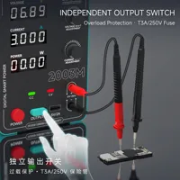 Alimentation CC régulée intelligente RF4 RF-2003M 60W 15V 3A avec protection contre les surcharges, source numérique pour la réparation et les tests de cartes mères de téléphones