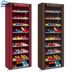 Casera accesorios de metal de bambú de alta calidad <span class=keywords><strong>zapatos</strong></span> de rack - Product Image 1