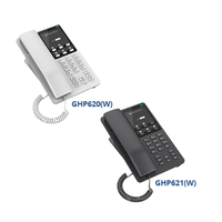 Téléphone IP compact Grandstream GHP620 PoE VoIP pour hôtel