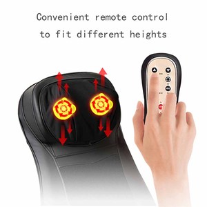 Shiatsu Infrared Heating &amp; Full Body Vibrating <strong>Massage</strong> Cushion Neck &amp; <strong>Back</strong> Kneading Relaxation Feature <strong>for</strong> Home Use - Product Image 4