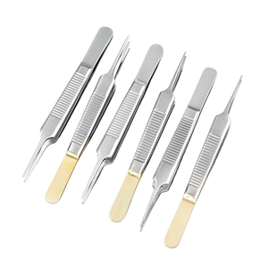 คีมผ่าตัดพลาสติกทางการแพทย์ คีมจับเนื้อเยื่อ คีมจักษุ คีมไมโคร คีมผ่าตัดตาสองชั้น คีมหยัก - Product Image 2