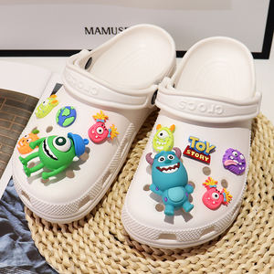 Dibujos animados lindo <span class=keywords><strong>pelo</strong></span> bola monstruo niños cueva zapatos encanto gran globo ocular zapatos accesorios decorativos - Product Image 6