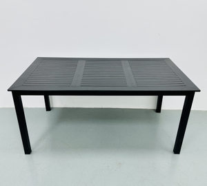 Outdoor waterproof aluminum furniture modern minimalist design dining <b>table</b> for restaurants, parks, homes,garden - Product Image 5