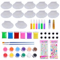 Kit de peinture sur coquillages en gros - Cadeaux d'art et d'artisanat pour enfants de 4 à 12 ans