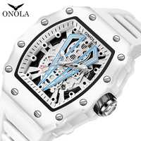 Montre ONOLA 3826W, nouvelle montre tendance pour homme, étanche, avec cadran lumineux, personnalisable.