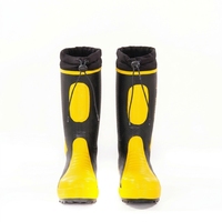 Bottes de sécurité modernes pour pompiers, embout en acier, anti-perforation, semelle en caoutchouc, isolation électrique, toutes saisons