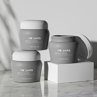 Pot de crème pour soins de la peau en PE de 220 ml, sur mesure, de luxe, vente directe d'usine, nouveau design, emballage cosmétique, pot en plastique PE avec robinet