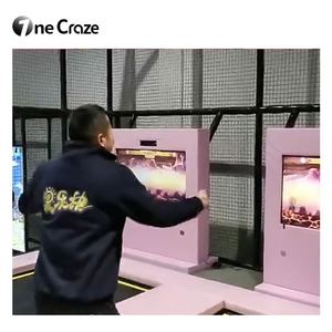 Trong nhà AR tường tương tác trò chơi <span class=keywords><strong>Trampoline</strong></span> hệ thống AR thể thao Kinect cảm biến trò chơi cho công viên phiêu lưu <span class=keywords><strong>Trampoline</strong></span> - Product Image 5