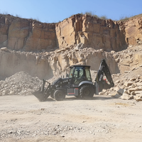 MYO 3CX Kompakt-Baggerlader Kostenloser Versand Euro 5 Hydraulisch 4x4 9 Tonnen Multifunktions-Schaufel Bagger-Traktor-Lader