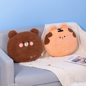 Almohada de felpa de oso súper suave, peluche de conejo, oso de peluche, Rana, adorable oso de peluche, Tigre, escuchar cerdo, cojín para sofá - Product Image 4