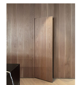 Puertas secretas sin marco de alta calidad, puertas invisibles de habitación oculta de madera personalizada para casas - Product Image 2