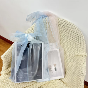 Custom Logo Large Capacity Tote Bag Ladies Shoulder Handle Duffel Bag Embroidery Natural Extra Large Organza Tote Bag - Product Image 4