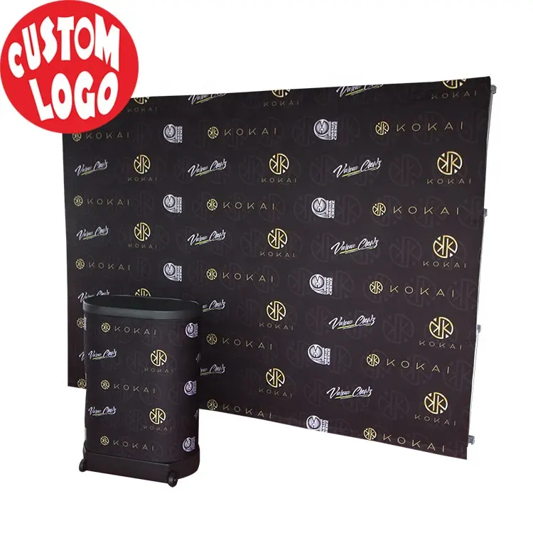 Portable Exhibition Booth Wall Banner Display Banners Curved Exhibition Stand Exhibition Wall Banner