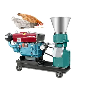 1T/H capacity diesel engine Feed Granulator Machine Pellet Mill Machine for Fish Chicken Duck Rabbit