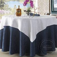 Linge de table rond Double couche 2023 Polyester, vente en gros, 100%