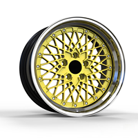 Jantes chromées Billet Specialty Wheels style Floater, jantes personnalisées Dub pour pneus tout-terrain Golf 5 et accessoires de jantes de rechange