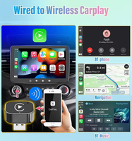 Adaptateur CarPlay sans fil universel UNIEAN C204 pour voiture, compatible avec CarPlay et Android Auto, pour voitures équipées de CarPlay filaire