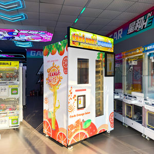 Distributeur automatique de jus d'<span class=keywords><strong>orange</strong></span> entièrement automatique avec écran tactile 21,6 pouces, désinfection UV, nettoyage automatique et surveillance à distance - Product Image 1