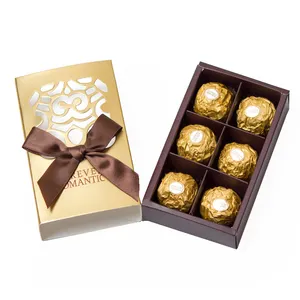 Großhandel Schokoladen papier boxen Benutzer definierte Hochzeit Candy Cookie Aufbewahrung sbox für Schokoladen verpackung