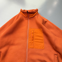 Veste en laine d'agneau sur mesure, poids lourd, streetwear, fermeture éclair intégrale, coupe-vent pour homme, veste d'hiver