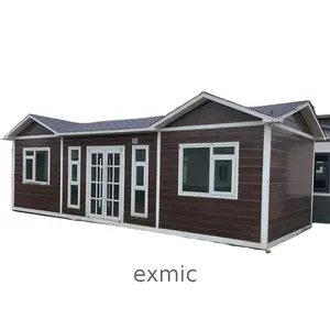 The wooden house has luxurious & comfortable decoration, beautiful & atmospheric appearance, and is available for customization